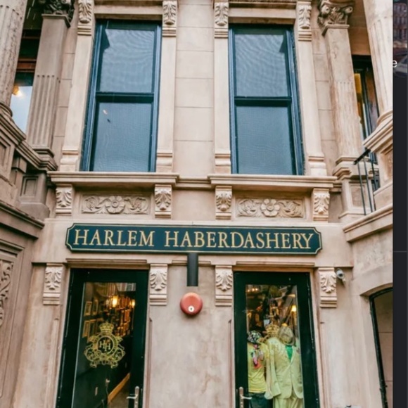 NYC Harlem Haberdashery Silver Logo T-Shirt - Picture 6 of 6